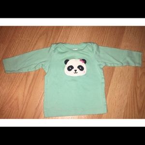 Panda Bear Long Sleeve Top Babygirl